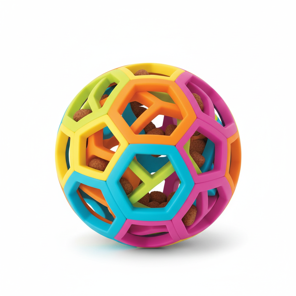 Bola Puzzle Interativa Slow Feeder para Cães